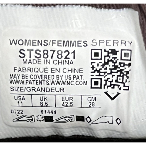 Sperry Women’s Slip-On Loafers Size 11 Brown Leather Memory Foam Comfort Shoes - Picture 5 of 5